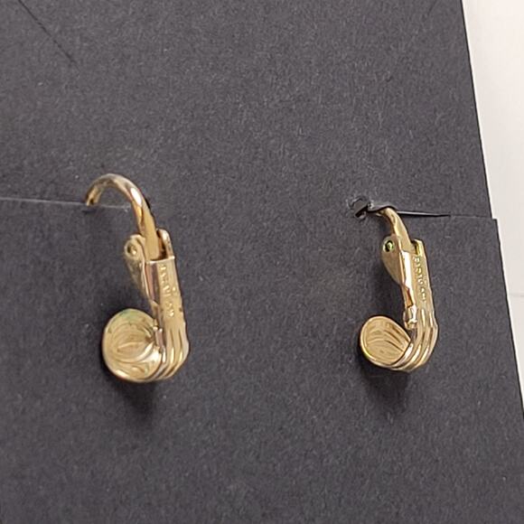 Vintage Sara Coventry Gold Tone Floral Clip-On Earrings Bold Openwork Design - Picture 9 of 12